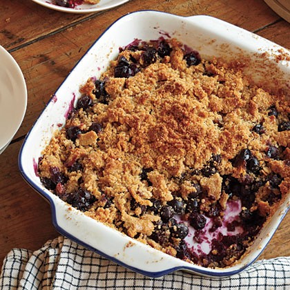 Blueberry crisp