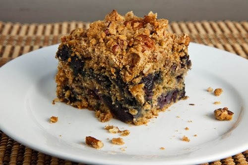 Blueberry crumb coffeecake