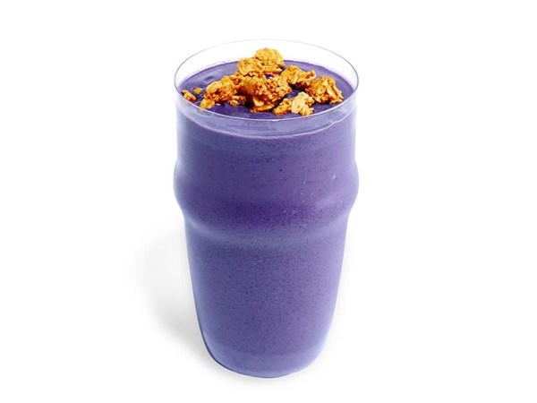 Blueberry crumble smoothie 