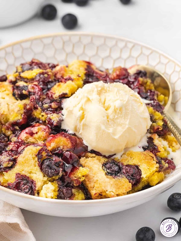 Blueberry dump cake