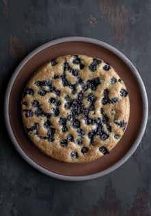 Blueberry, fennel and lemon cake