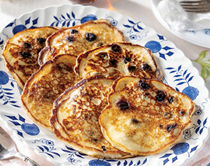 Blueberry flapjacks