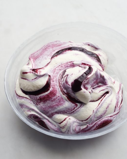 Blueberry fool