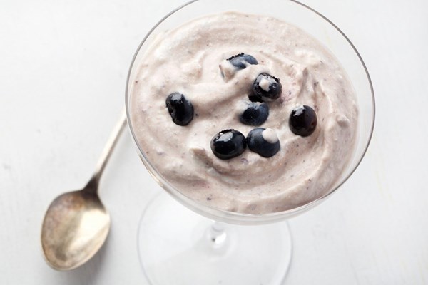 Blueberry fool