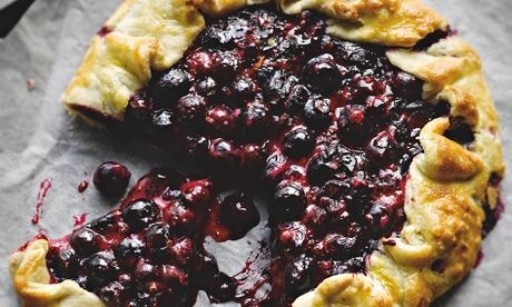 Blueberry galette