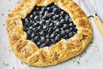 Blueberry galette