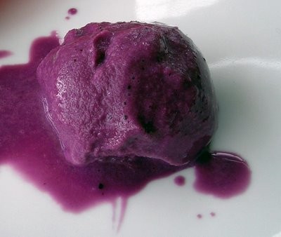 Blueberry gelato