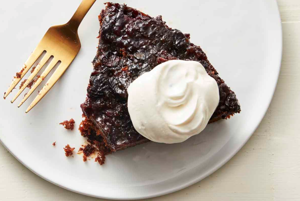 Blueberry gingerbread