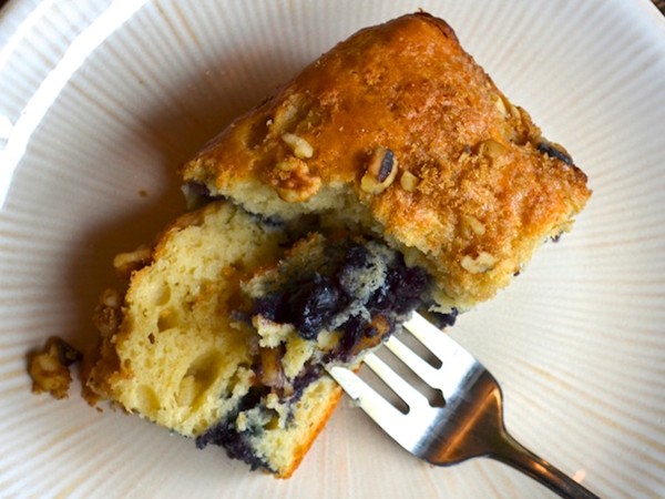 Blueberry Grand Marnier coffee cake