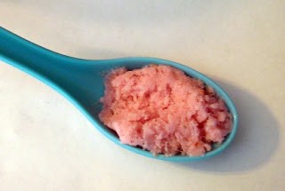 Blueberry Key lime sherbet