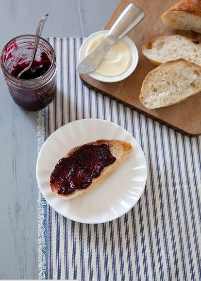 Blueberry lavender honey jam 