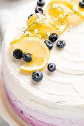 Blueberry lemon cake