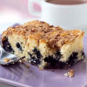 Blueberry-lemon coffee cake