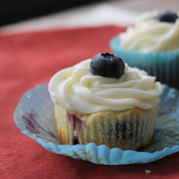 Blueberry lemon cupcakes