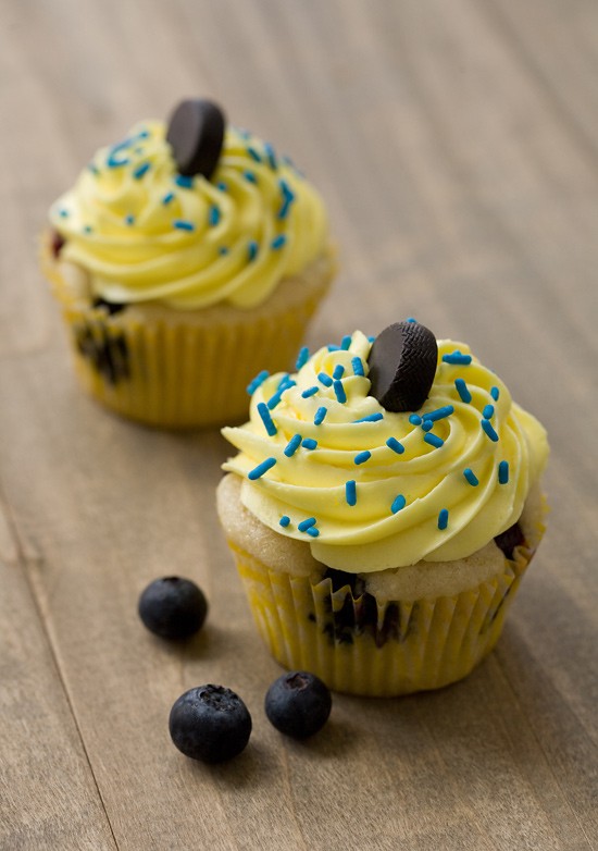 Blueberry lemon cupcakes