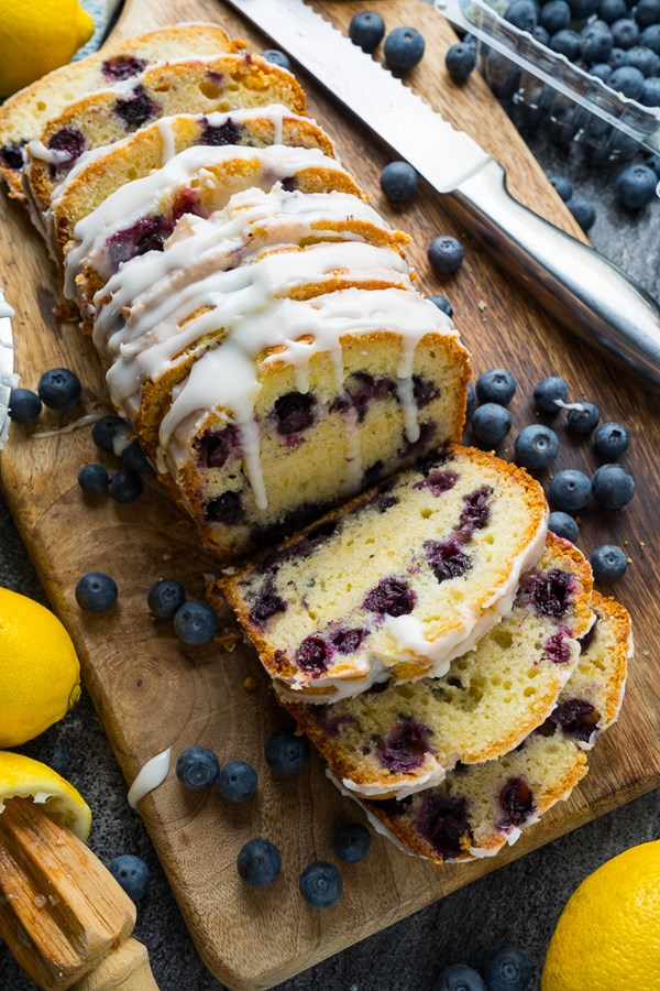 Blueberry lemon loaf