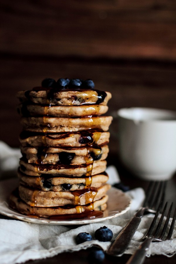 Blueberry lemon pancakes