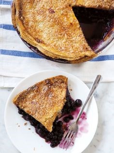Blueberry-lemon pie