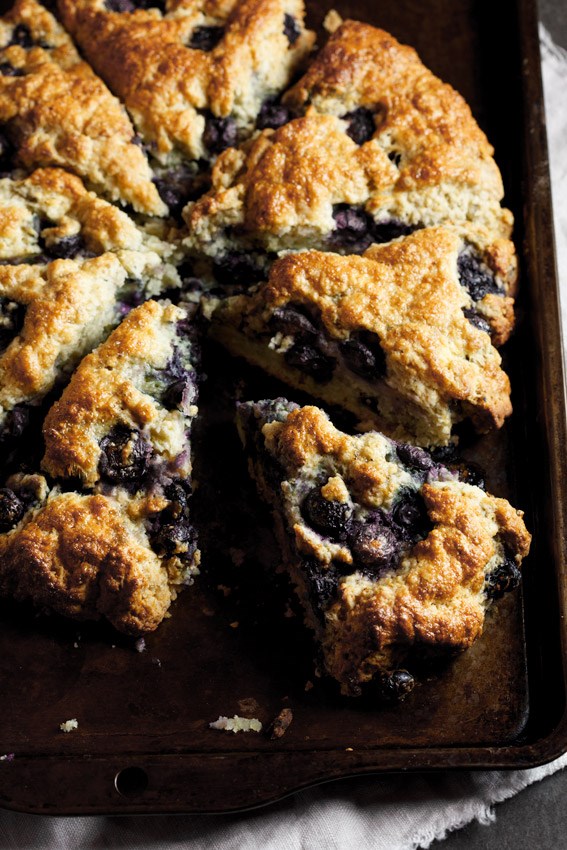 Blueberry lemon scones