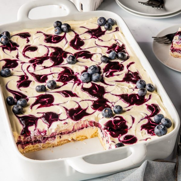 Blueberry-lemon tiramisù  [ladyfingers; blueberry compote]