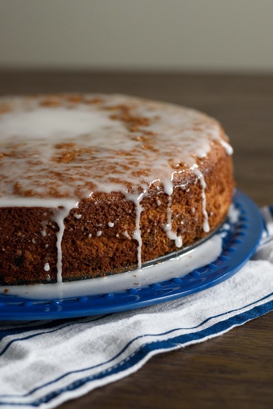 Blueberry-lemon yogurt cake