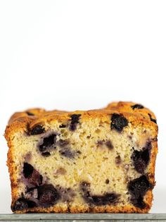 Blueberry, lime & coconut loaf