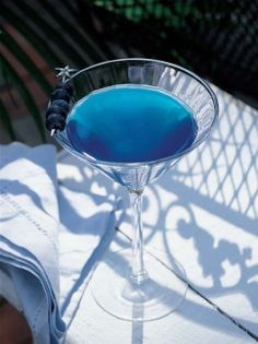 Blueberry martini