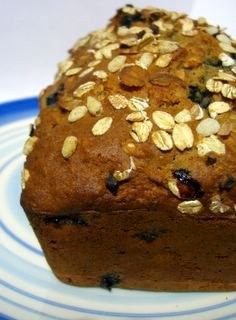 Blueberry muesli bread