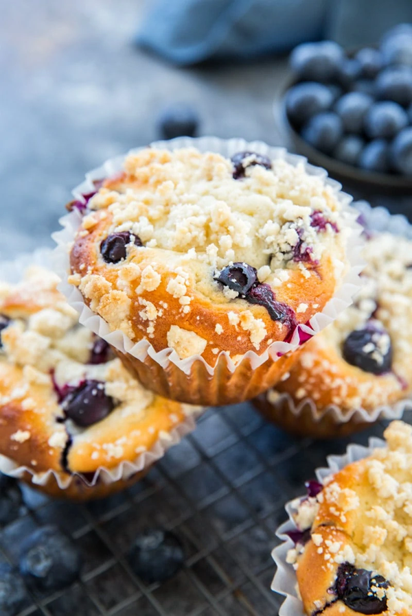 Blueberry muffins