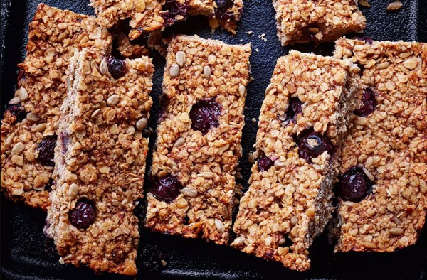 Blueberry oat bars