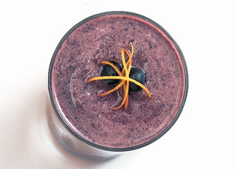 Blueberry-orange smoothie
