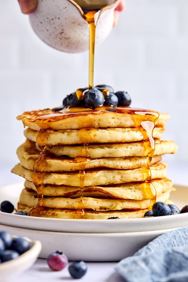 Blueberry pancakes
