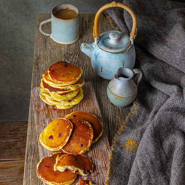 Blueberry pancakes