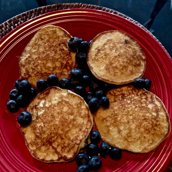 Blueberry pancakes