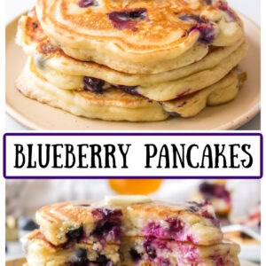 Blueberry pancakes