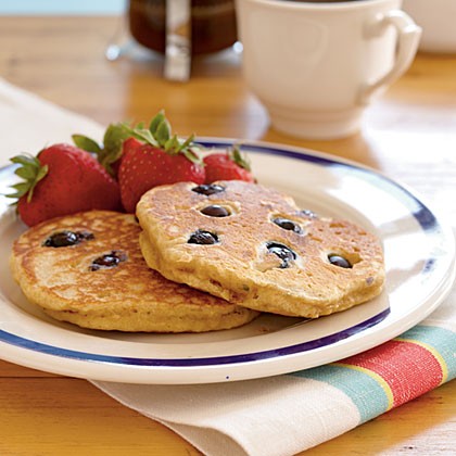 Blueberry pancakes