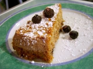 Blueberry pecan coffee cake