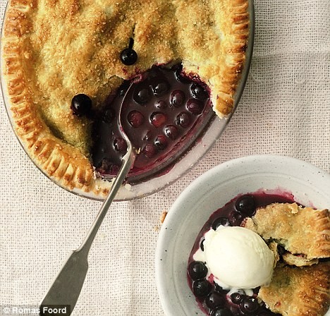 Blueberry pie