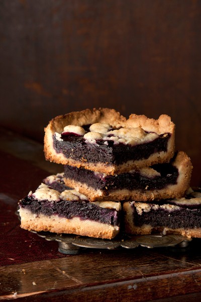 Blueberry-poppy seed squares (Borůvkový Koláč)