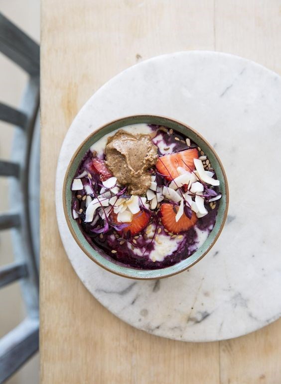 Blueberry porridge