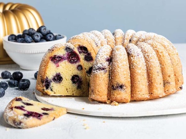 Blueberry pound cake