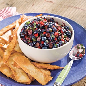 Blueberry salsa