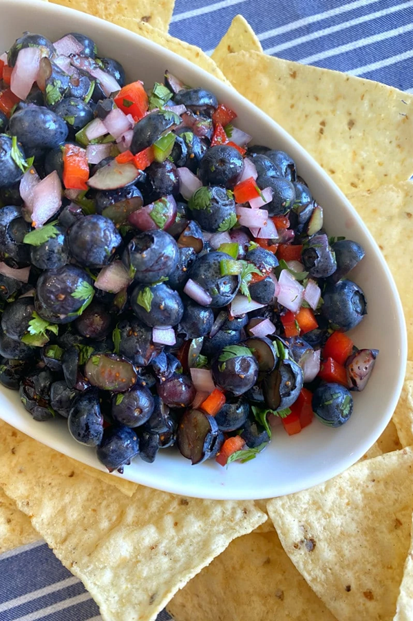 Blueberry salsa