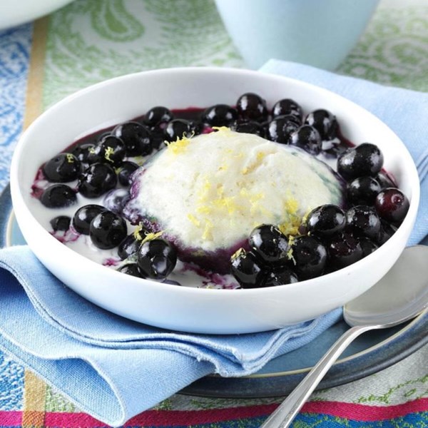 Blueberry slump