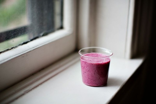 Blueberry smoothie