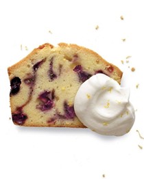 Blueberry-sour cream pound cake