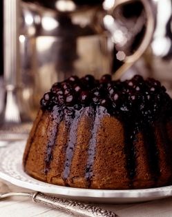Blueberry steamed pudding