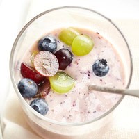 Blueberry sunrise smoothie