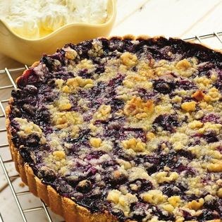 Blueberry tart