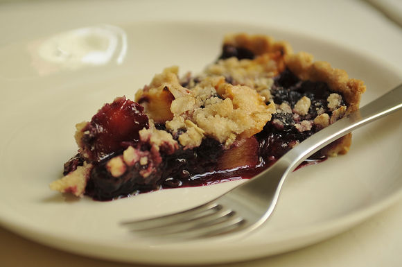 Blueberry tart